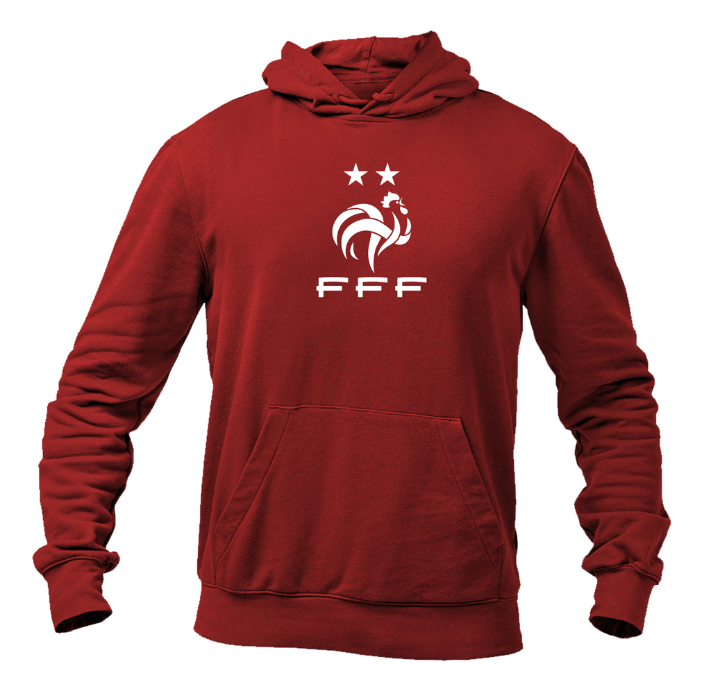 Men's France Soccer Pullover Hoodie