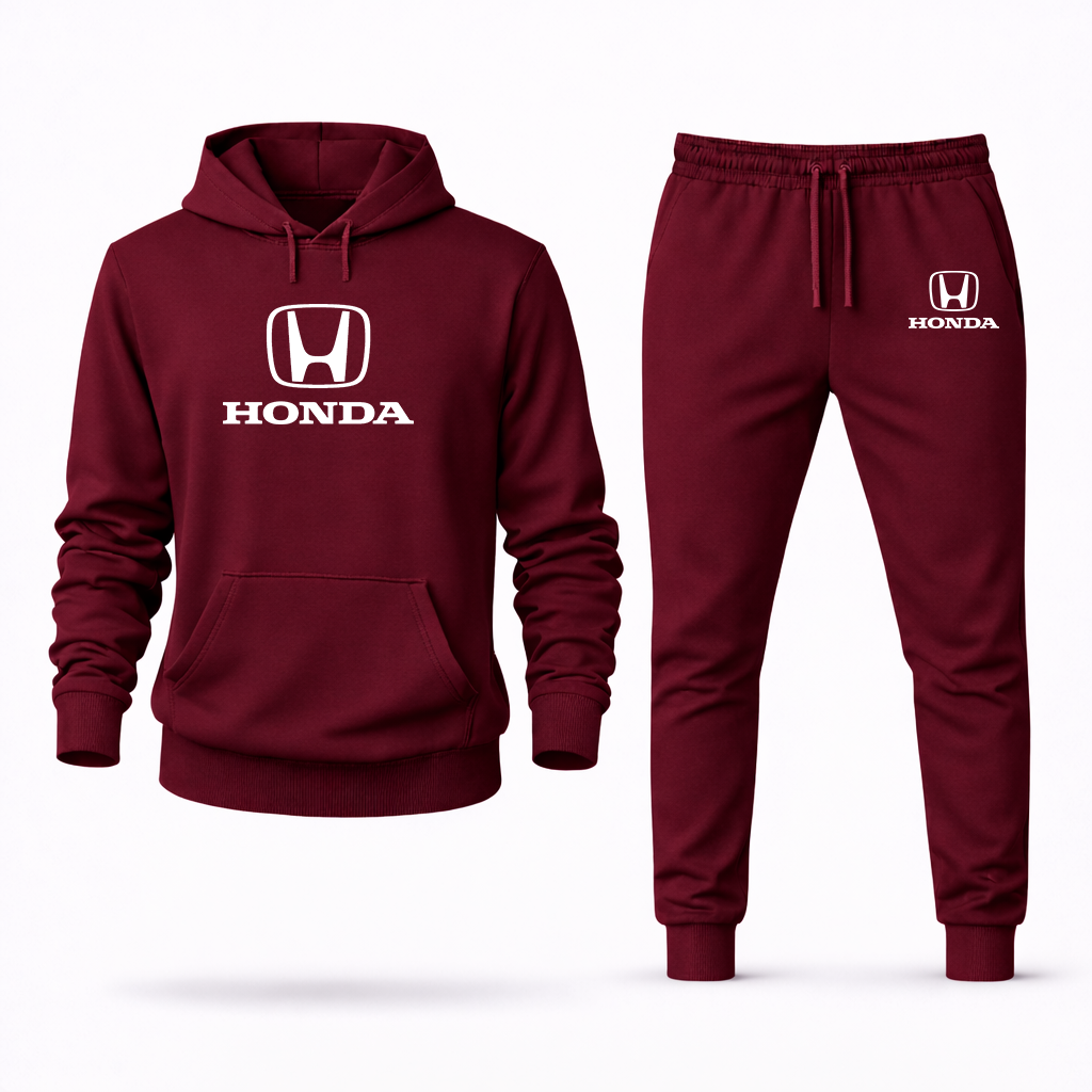 Men’s Honda Motorsport Car Hoodie Joggers Set