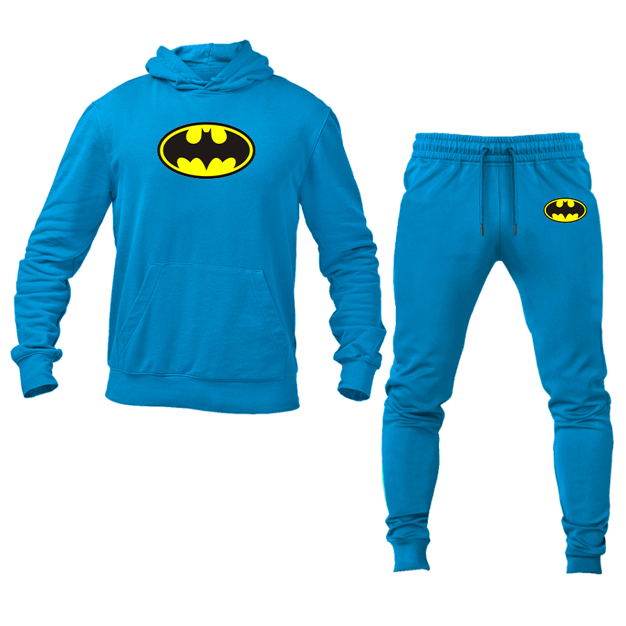 Men's DC Comics Batman Superhero Hoodie Joggers Set
