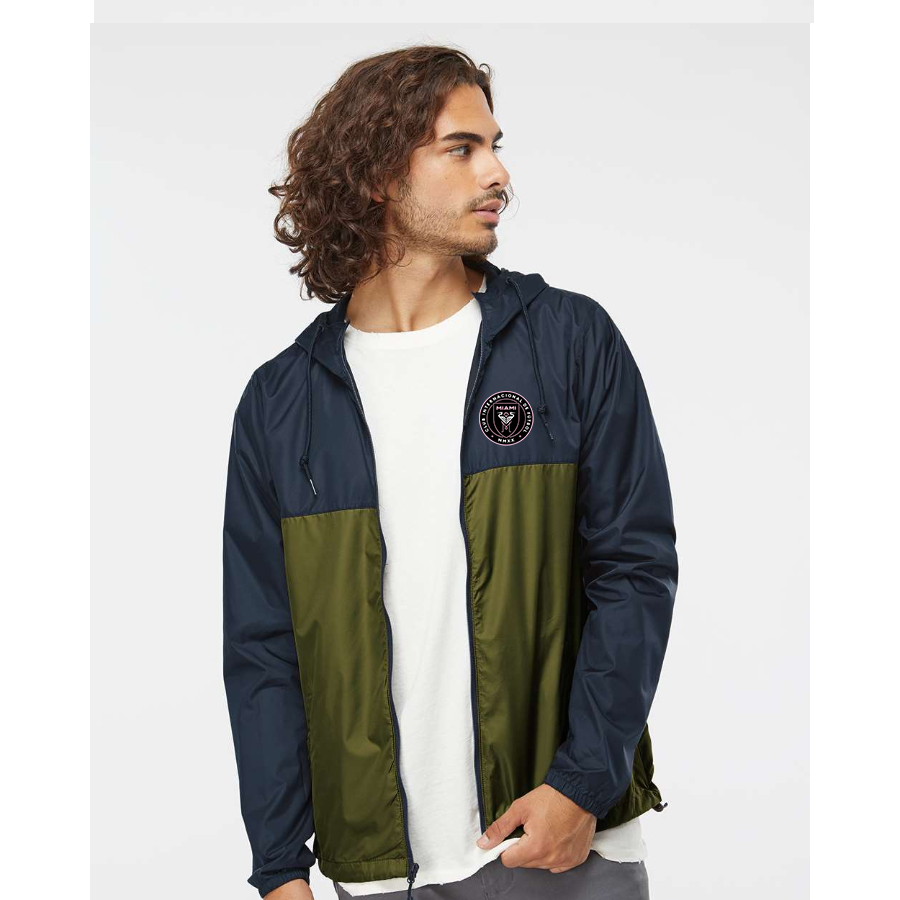 Men’s  Inter Miami FC - Independent Trading Co. - Lightweight Windbreaker Full-Zip Jacket - EXP54LWZ