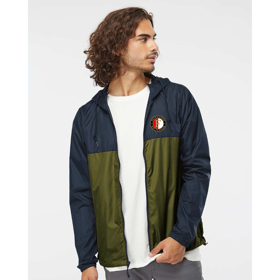 Men’s  Feyenoord FC - Independent Trading Co. - Lightweight Windbreaker Full-Zip Jacket - EXP54LWZ