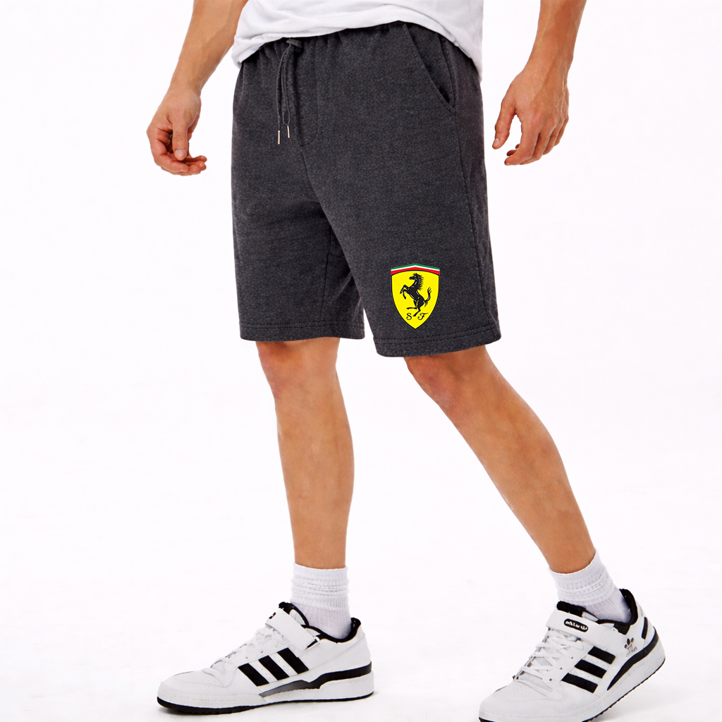 Men’s Ferrari Motorsport Car Athletic Fleece Shorts