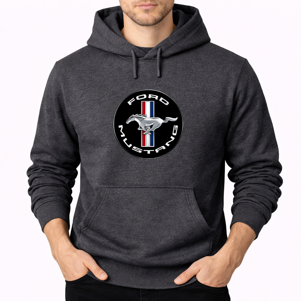 Men's Ford Mustang Motorsport Supercars Pullover Hoodie