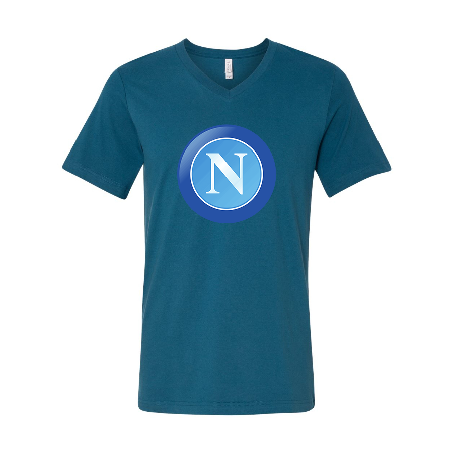Men’s  Napoli FC  - BELLA + CANVAS - Jersey V-Neck Tee - 3005