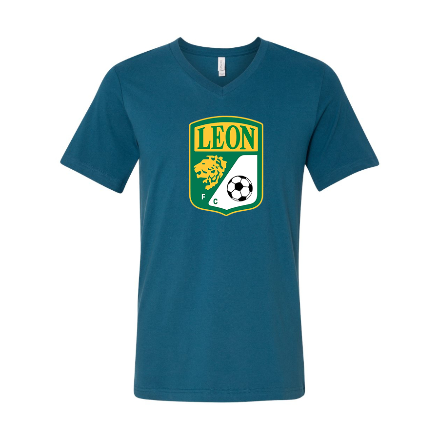 Men’s  Leon FC - BELLA + CANVAS - Jersey V-Neck Tee - 3005