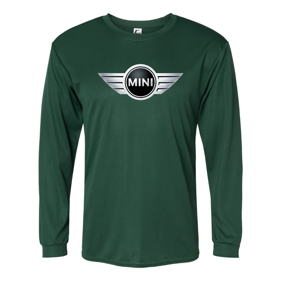 Men's Mini Cooper Car NEW -  Polyester Long Sleeve T-Shirt