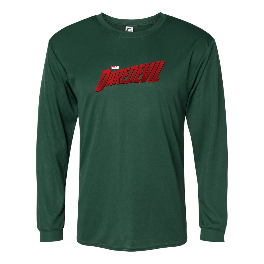 Men’s Daredevil Marvel-  Polyester Long Sleeve T-Shirt