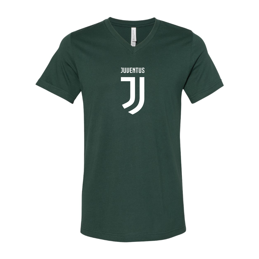 Men’s Juventus Soccer  - BELLA + CANVAS - Jersey V-Neck Tee - 3005