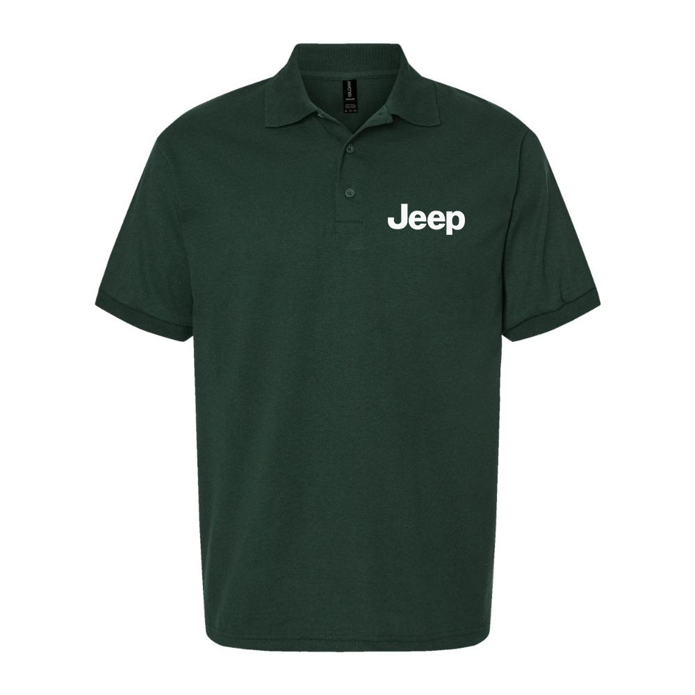 Men’s Jeep Car Dry Blend Polo