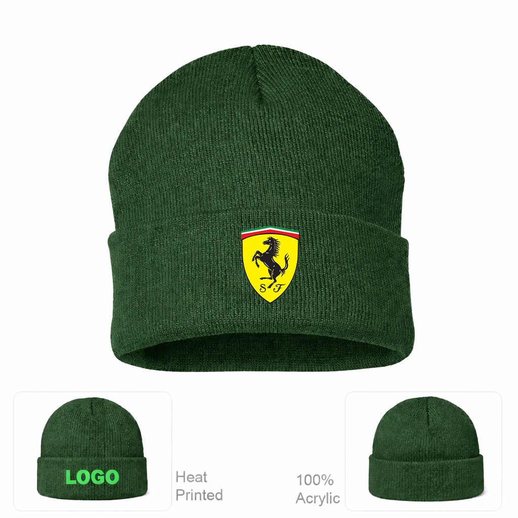 Ferrari Motorsport  Car Beanie Hat