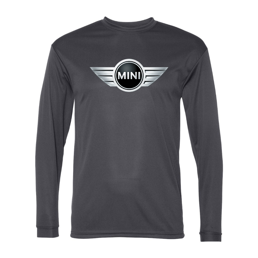 Men's Mini Cooper Car NEW -  Polyester Long Sleeve T-Shirt