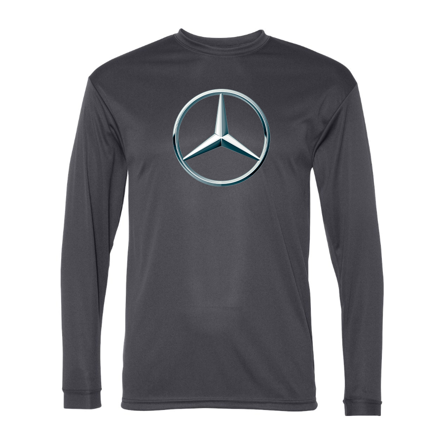 Men's Mercedes-Benz Car NEW -  Polyester Long Sleeve T-Shirt