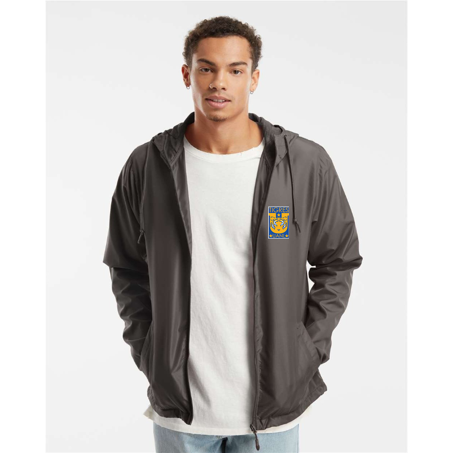Men’s Tigres UANL FC - Independent Trading Co. - Lightweight Windbreaker Full-Zip Jacket - EXP54LWZ