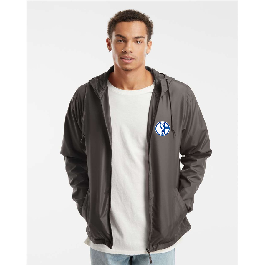Men’s  Schalke 04 FC  - Independent Trading Co. - Lightweight Windbreaker Full-Zip Jacket - EXP54LWZ