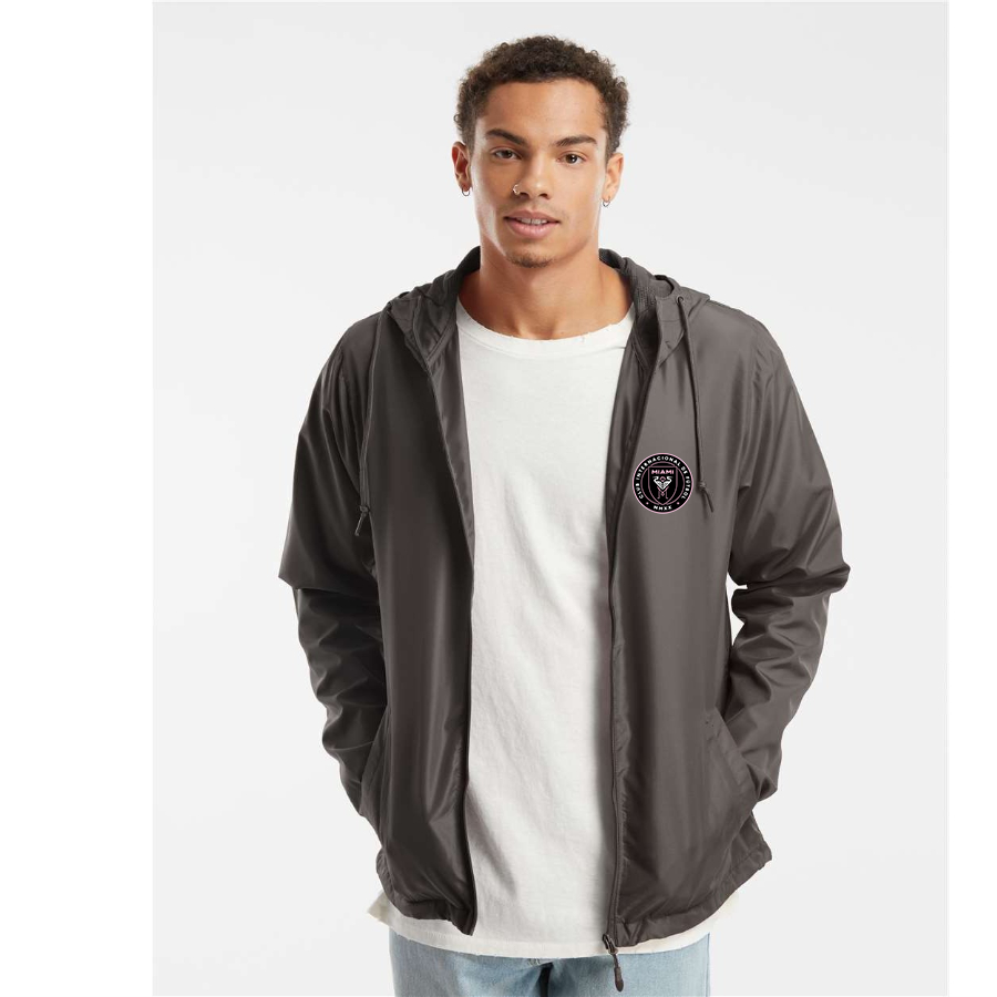 Men’s  Inter Miami FC - Independent Trading Co. - Lightweight Windbreaker Full-Zip Jacket - EXP54LWZ