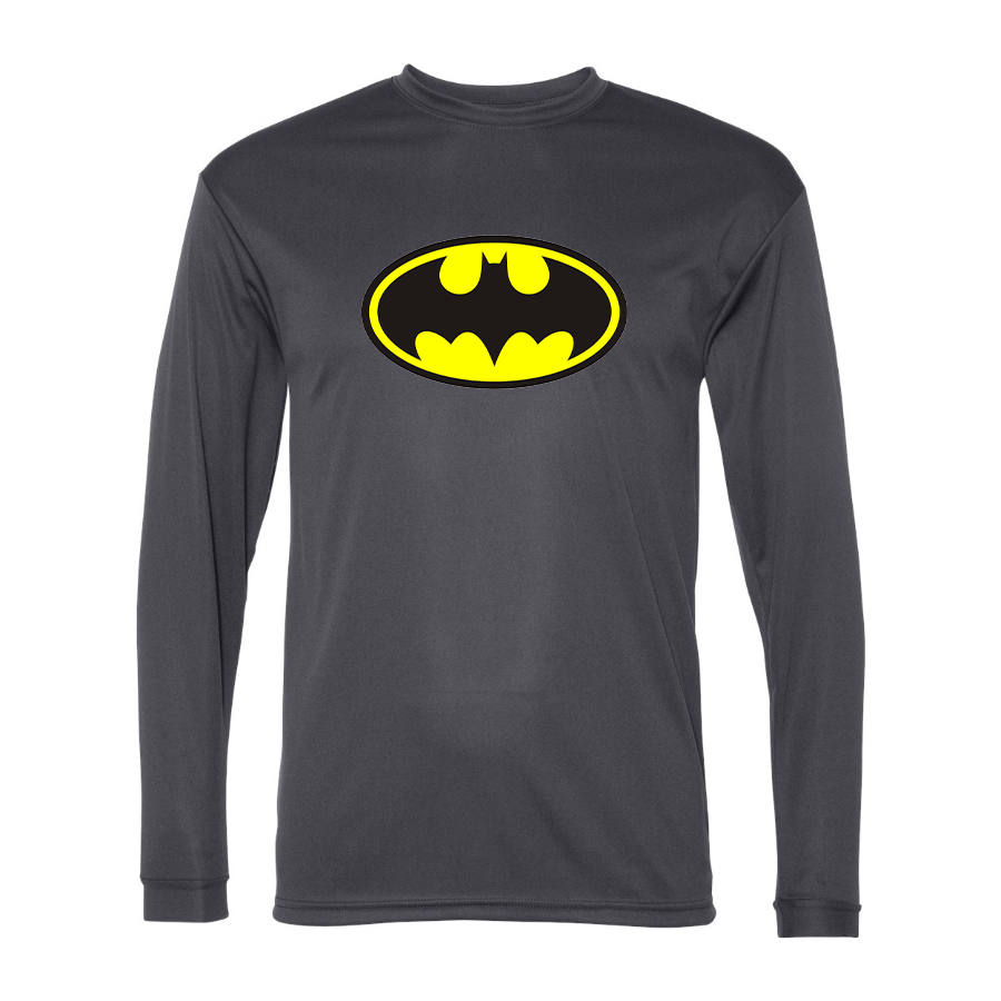 Men’s DC Comics Batman-  Polyester Long Sleeve T-Shirt