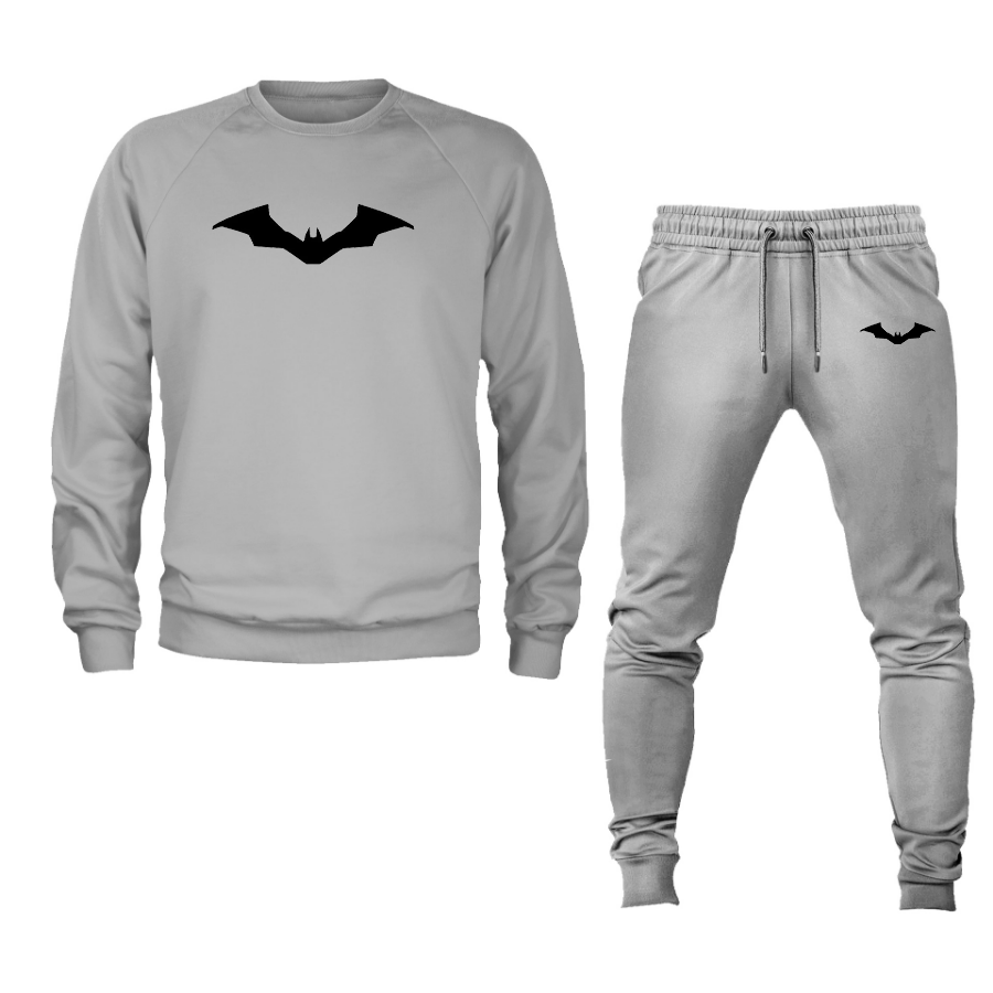 Men's New Batman DC Universe Superhero Crewneck Sweatshirt Joggers Suit