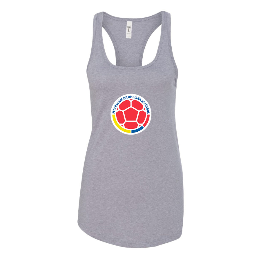 Women's Colombia National Soccer Team Racerback Tank Top