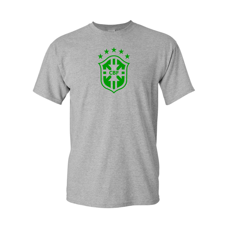 Men's Brazil Soccer Cotton T-Shirt
