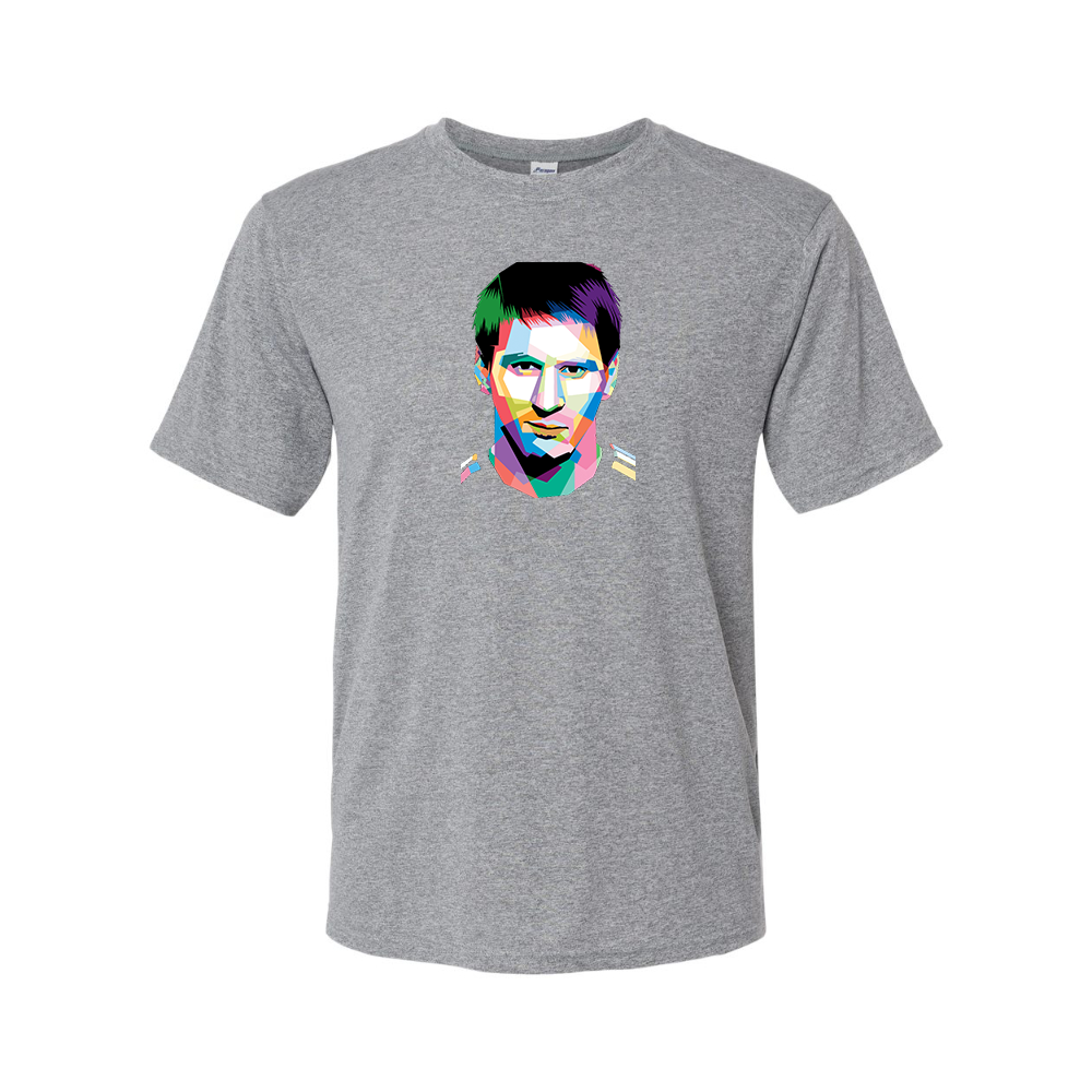 Men's Lionel Messi Face Art Soccer Polyester T-Shirt