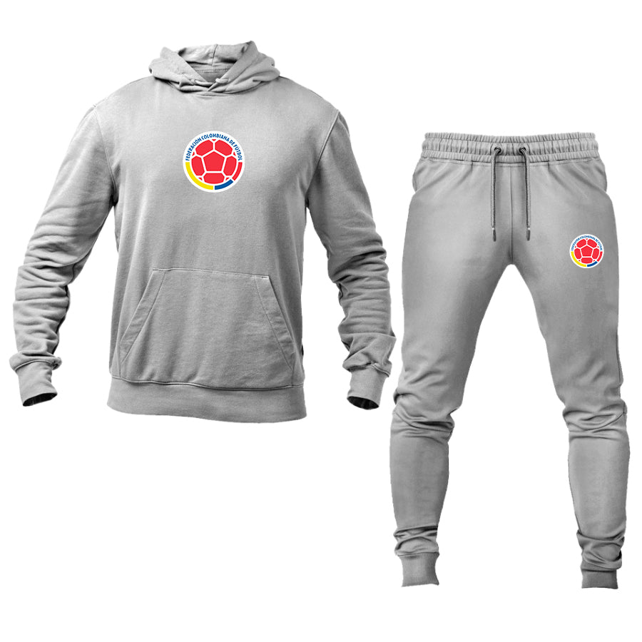Men's Colombia National Soccer Team Hoodie Joggers Set