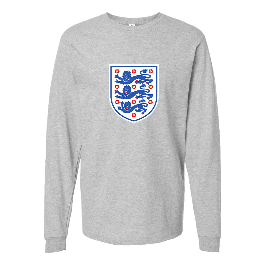 Youth Kids England National Football Team Long Sleeve T-Shirt