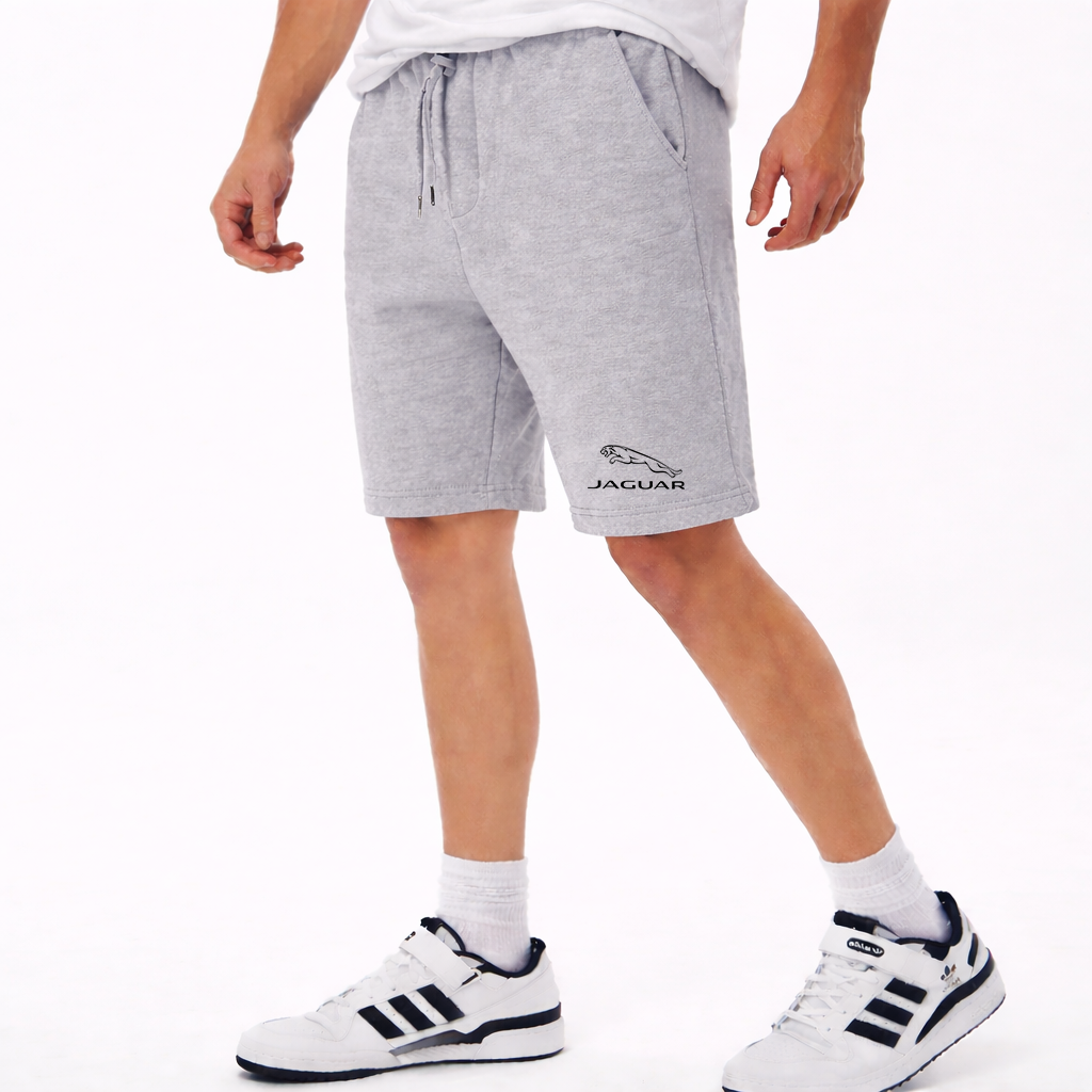 Men's Jaguar Car Symbol Athletic Fleece Shorts