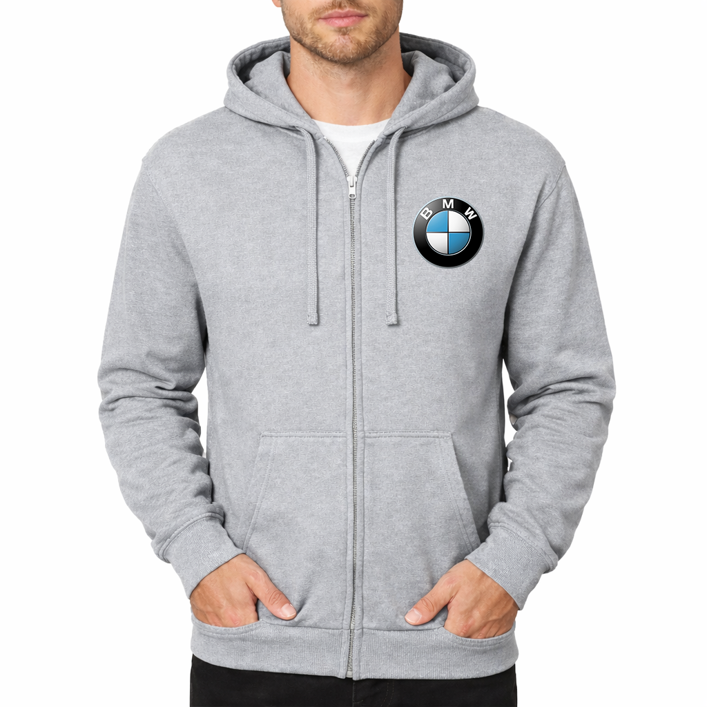 Men's BMW Motorsports Car Zipper Hoodie
