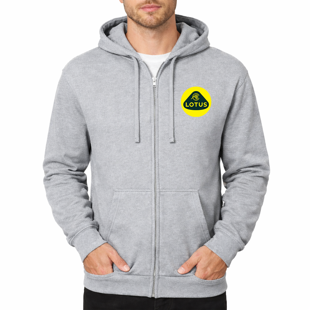 Men’s Lotus Car Zipper Hoodie