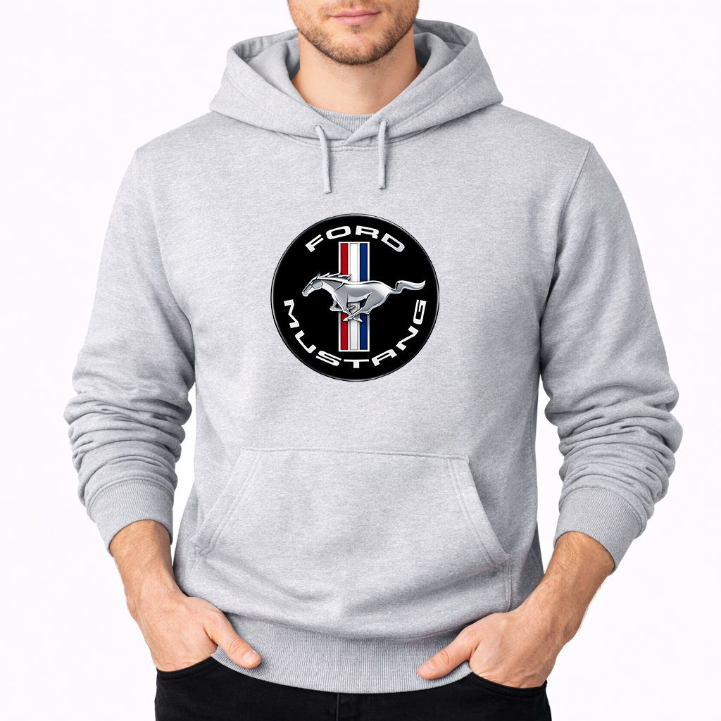 Men's Ford Mustang Motorsport Supercars Pullover Hoodie