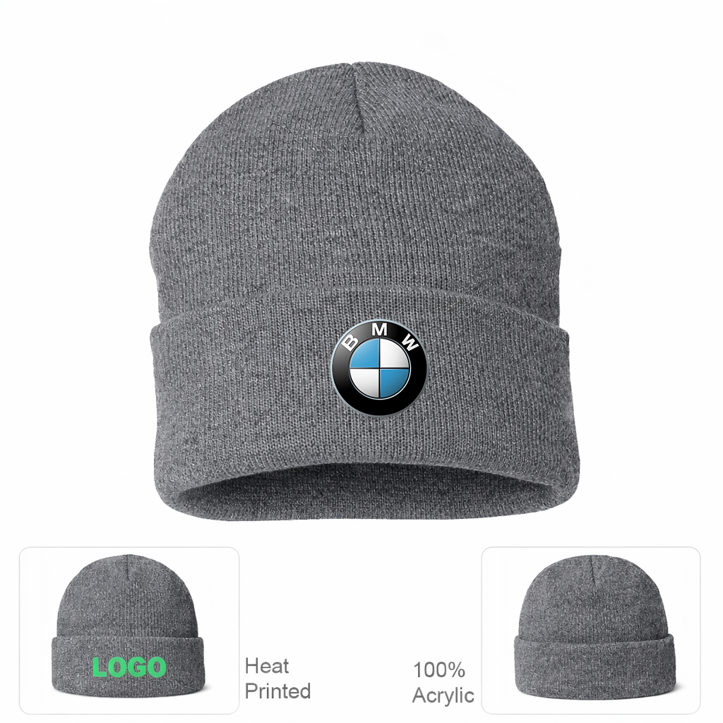 BMW Motorsports Car Cuffed Beanie Hat