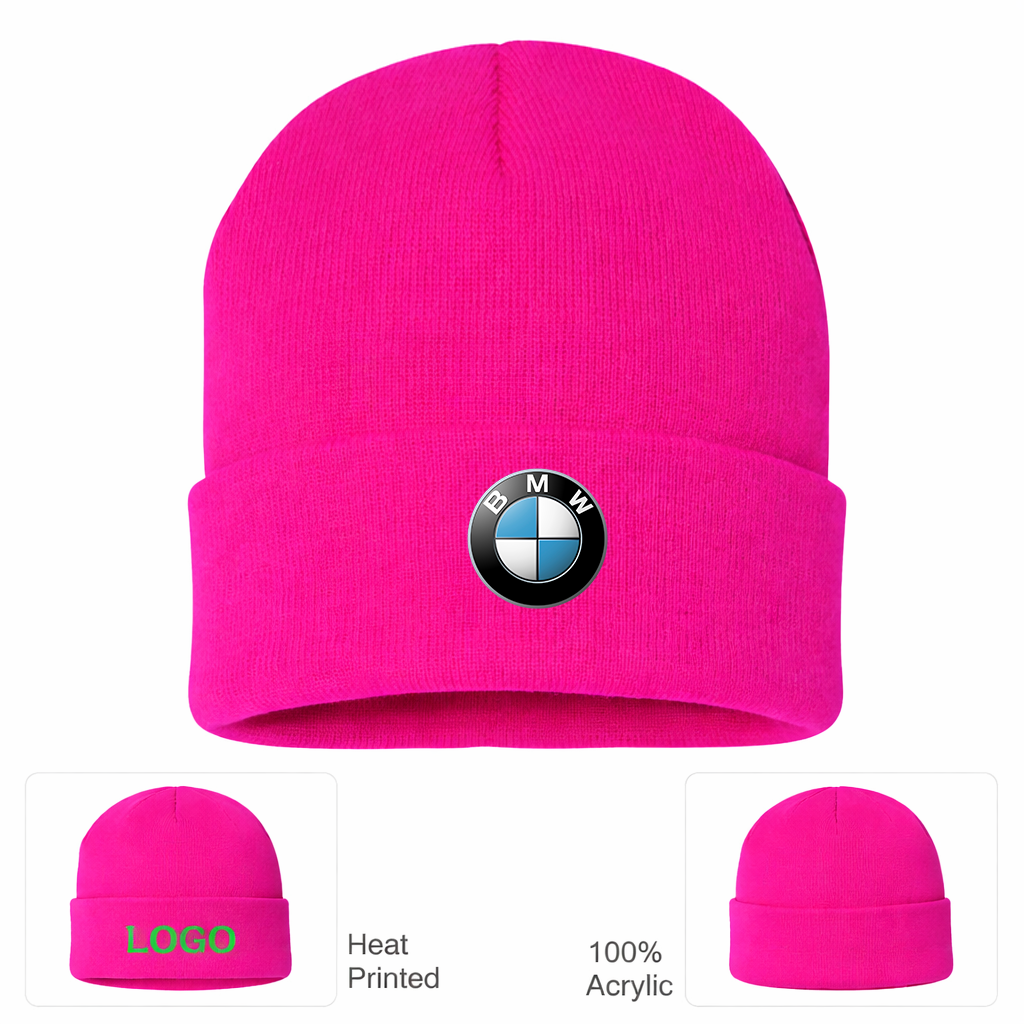 BMW Motorsports Car Cuffed Beanie Hat