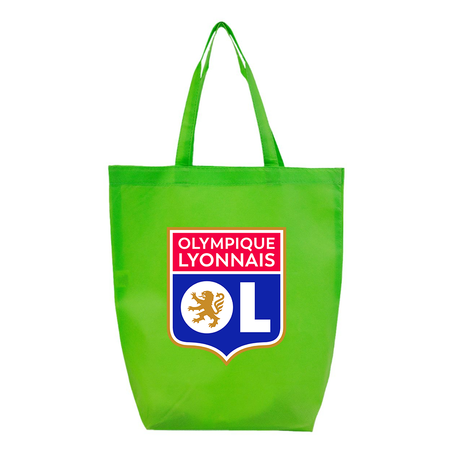 Olympique Lyonnais FC  -  Q-Tees - Non-Woven Gusset Bottom Tote - Q1251