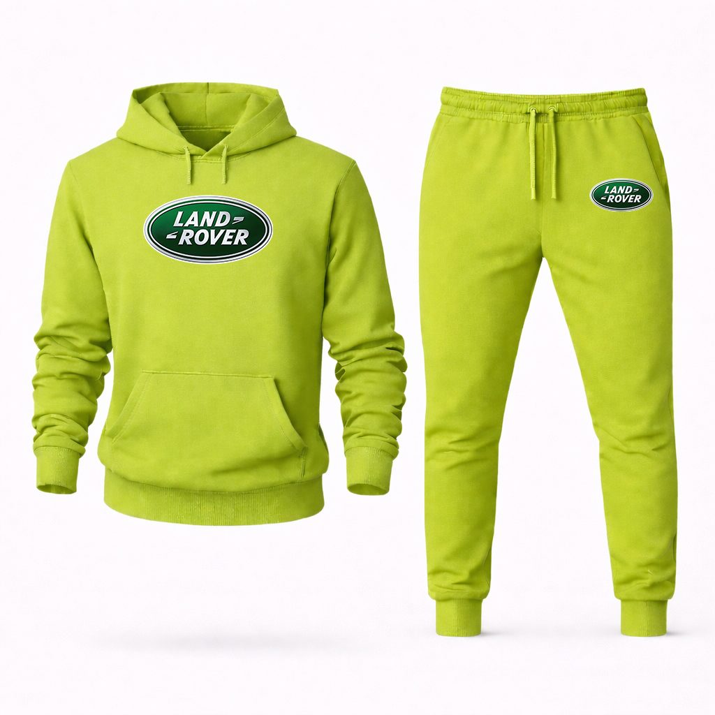 Men's Land Rover Car Hoodie Joggers Set