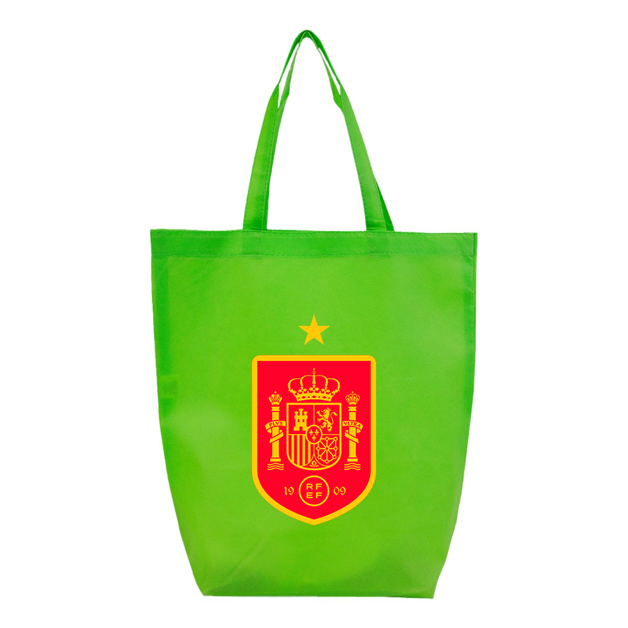 Spain Red Logo National Soccer Team -  Q-Tees - Non-Woven Gusset Bottom Tote - Q1251