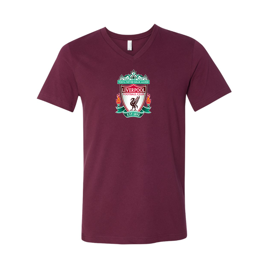 Men’s Liverpool Football Club Est.1892- BELLA + CANVAS - Jersey V-Neck Tee - 3005