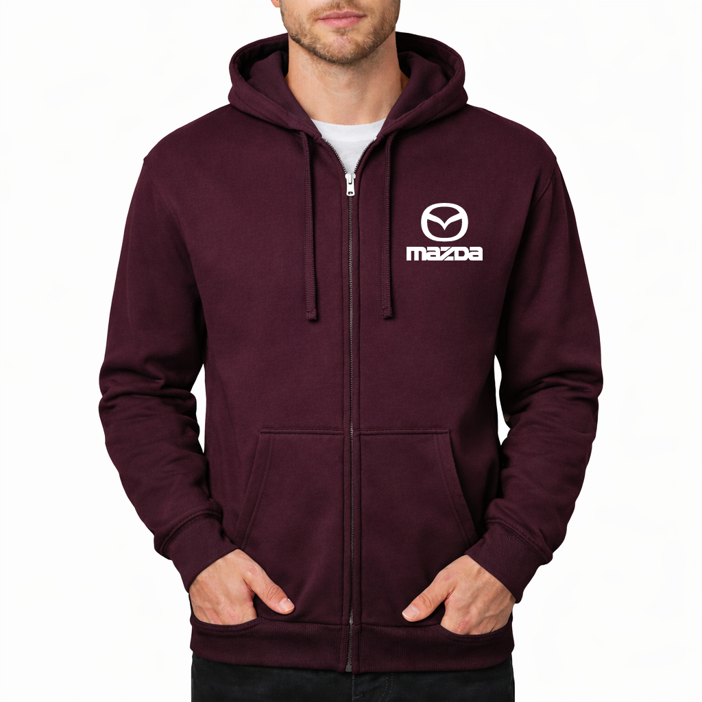 Men’s Mazda Car Zipper Hoodie