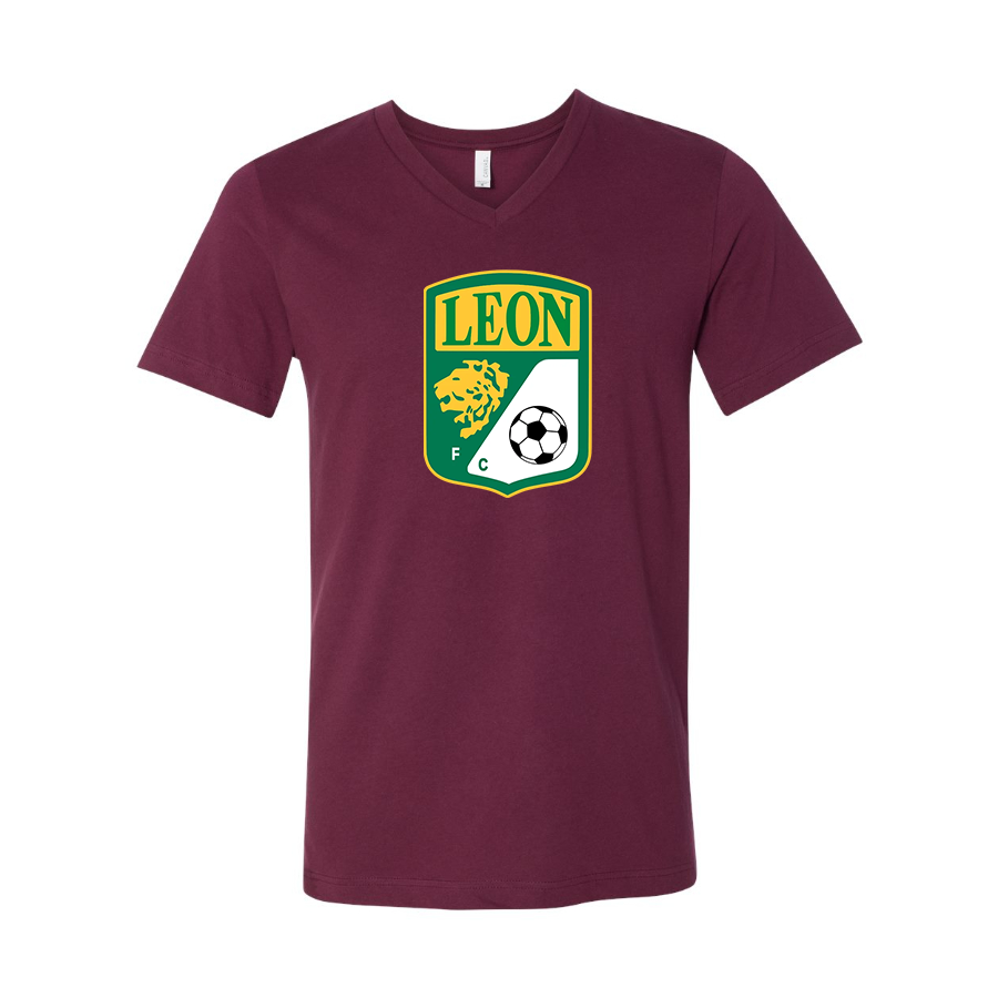 Men’s  Leon FC - BELLA + CANVAS - Jersey V-Neck Tee - 3005 (Copy)
