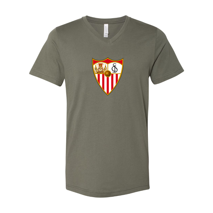 Men’s  Sevilla FC - BELLA + CANVAS - Jersey V-Neck Tee - 3005