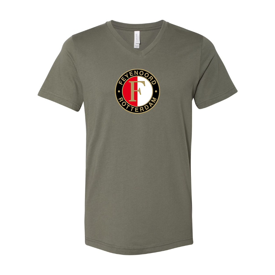 Men’s Feyenoord FC - BELLA + CANVAS - Jersey V-Neck Tee - 3005