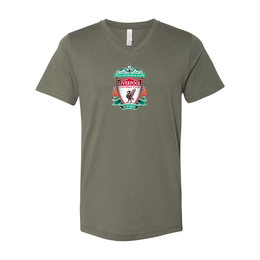 Men’s Liverpool Football Club Est.1892- BELLA + CANVAS - Jersey V-Neck Tee - 3005