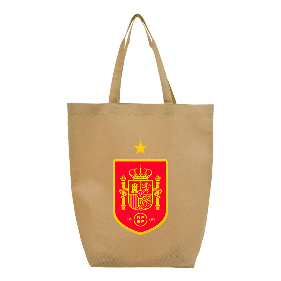 Spain Red Logo National Soccer Team -  Q-Tees - Non-Woven Gusset Bottom Tote - Q1251