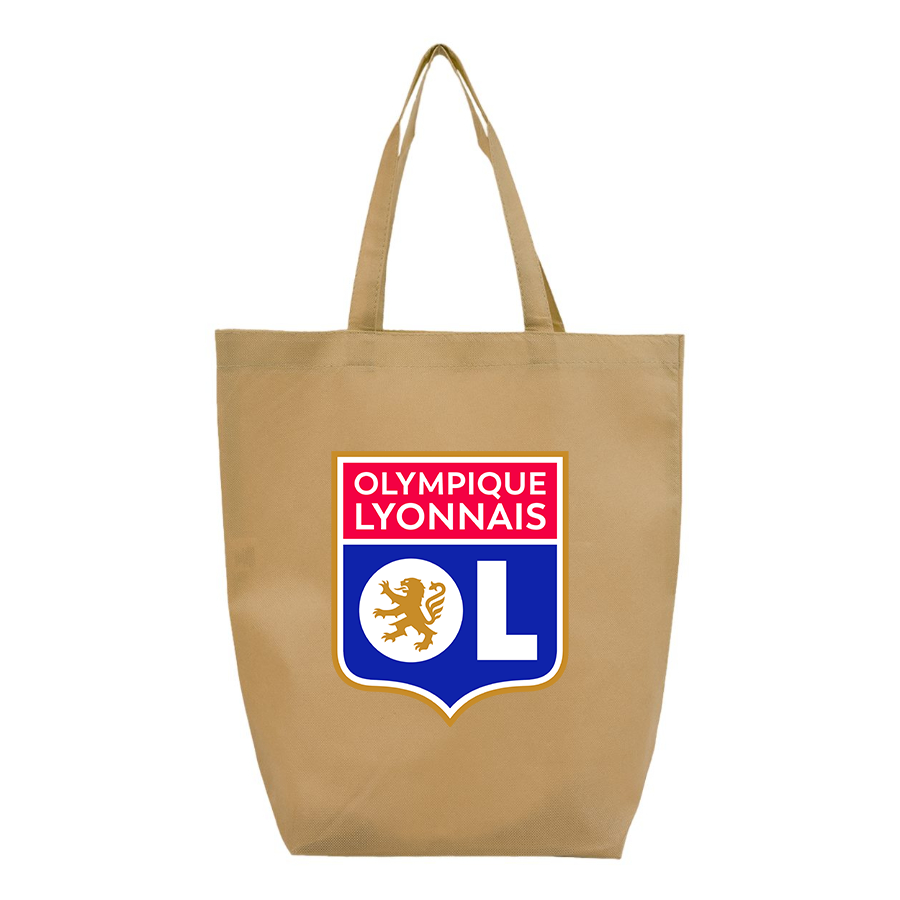 Olympique Lyonnais FC  -  Q-Tees - Non-Woven Gusset Bottom Tote - Q1251