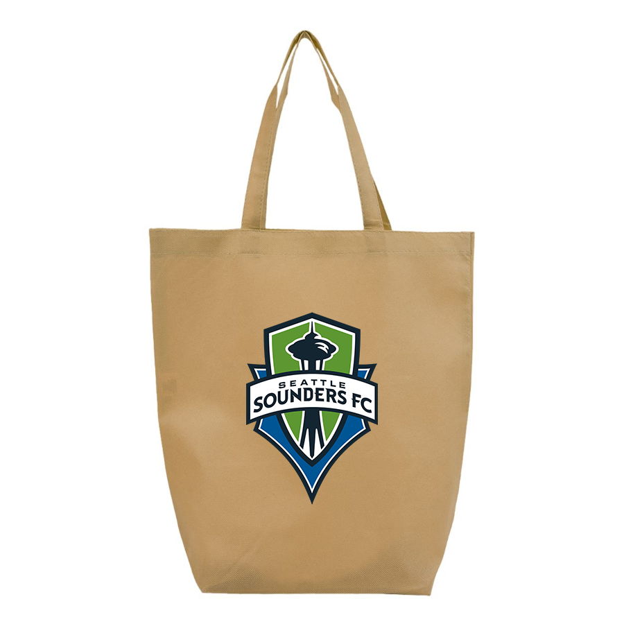 Seattle Sounders FC -  Q-Tees - Non-Woven Gusset Bottom Tote - Q1251