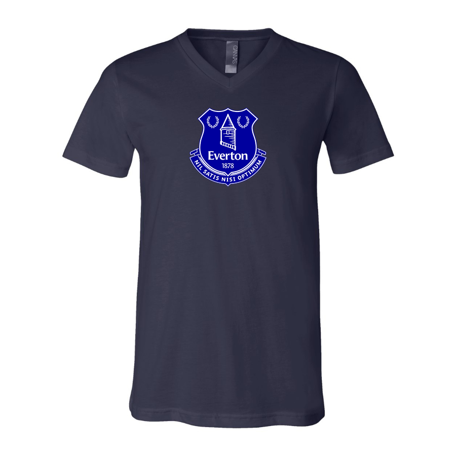 Men’s Everton FC - BELLA + CANVAS - Jersey V-Neck Tee - 3005
