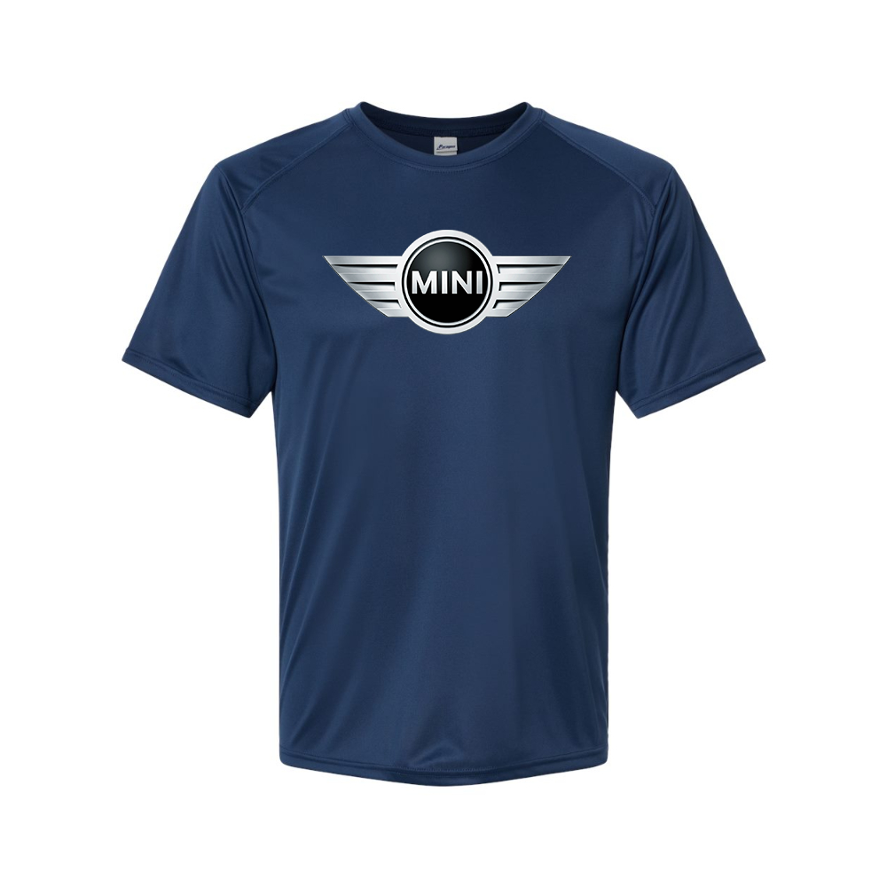 Youth Kids Mini Cooper Car Polyester T-Shirt