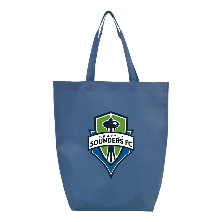Seattle Sounders FC -  Q-Tees - Non-Woven Gusset Bottom Tote - Q1251
