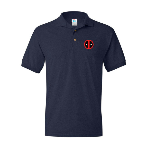 Men's Deadpool Marvel Superhero Dry Blend Polo