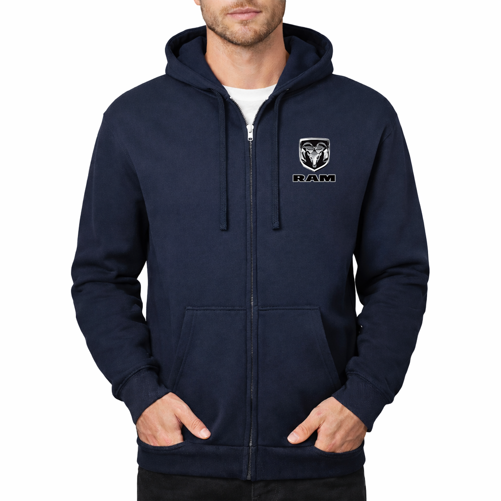 Men’s Ram Truck Logo Zipper Hoodie