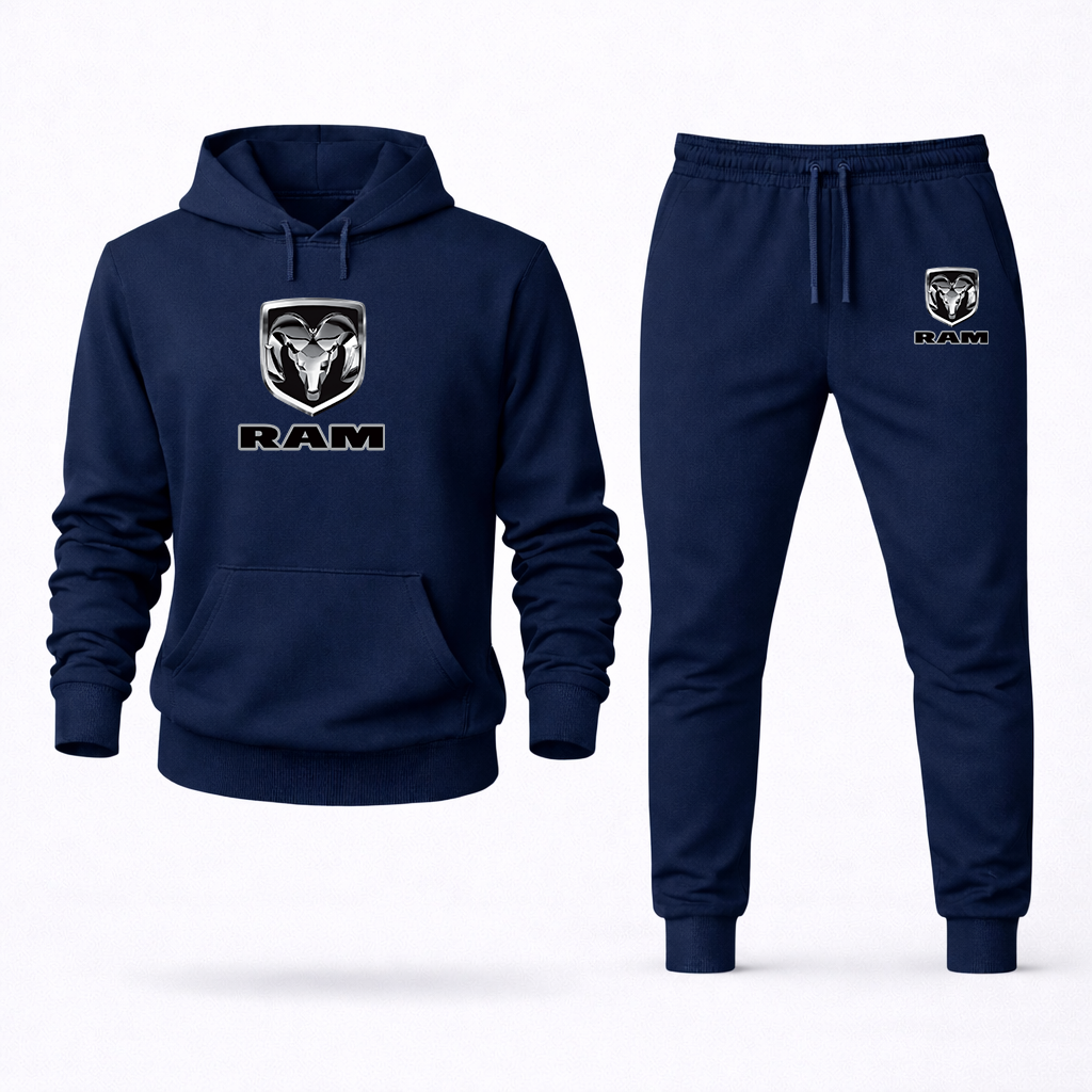Men’s Ram Truck Logo Hoodie Joggers Set